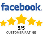 Facebook Customer Rating 5/5