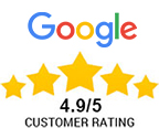 Google Customer Rating 4.9/5